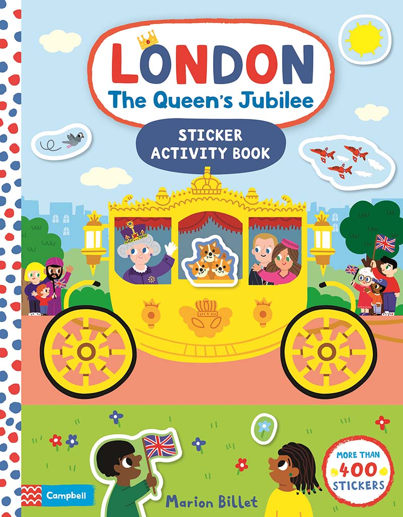 London The Queen's Jubilee Sticker Activity Book - Jacket