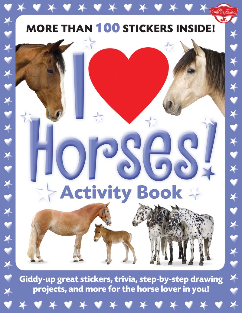 I Love Horses! Activity Book - Jacket