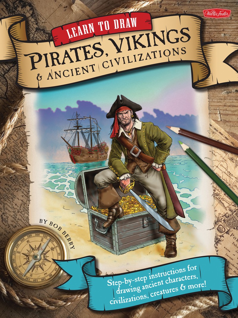 Learn to Draw Pirates, Vikings & Ancient Civilizations - Jacket