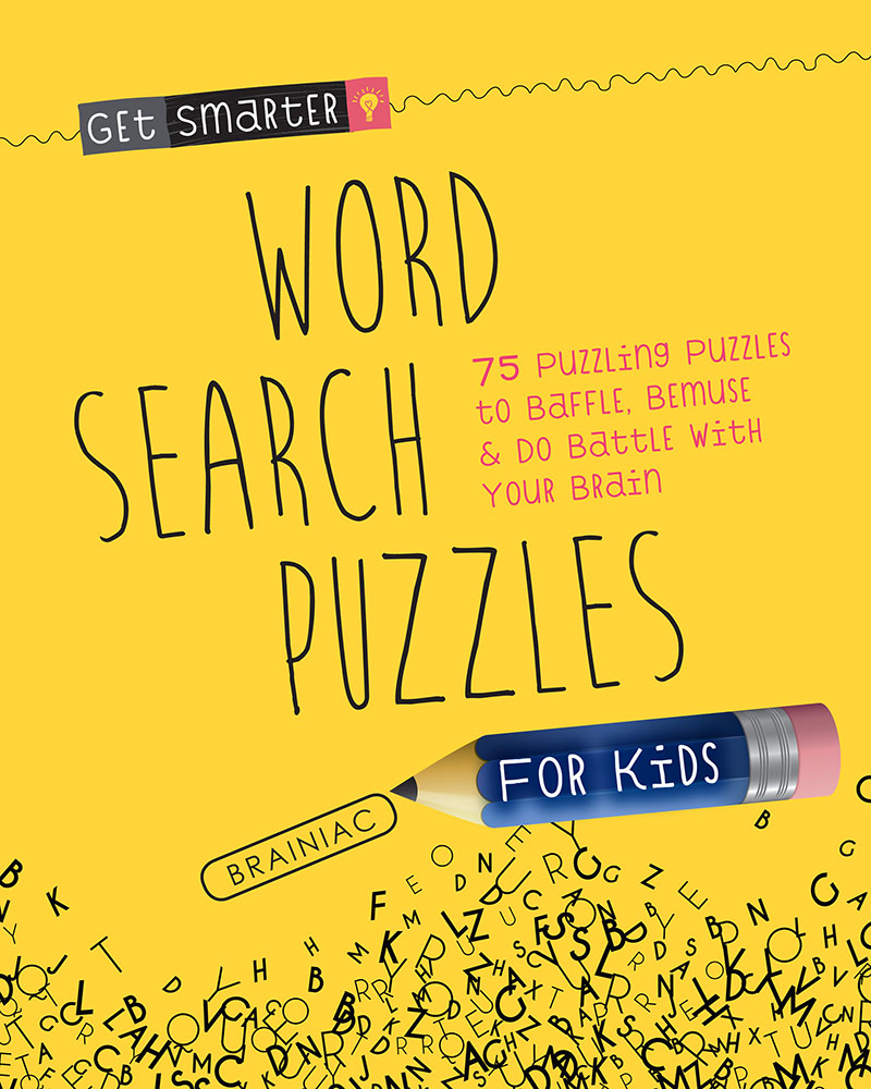Get Smarter: Word Search Puzzles for Kids - Jacket