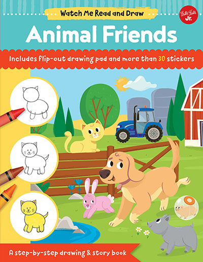 Watch Me Read and Draw: Animal Friends - Jacket