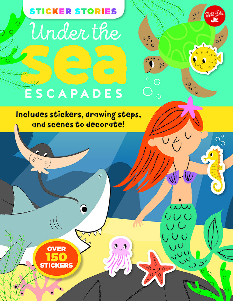 Sticker Stories: Under the Sea Escapades - Jacket