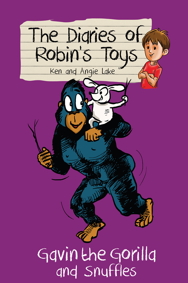 The Diaries of Robin's Toys - Gavin the Gorilla and Snuffles - Jacket