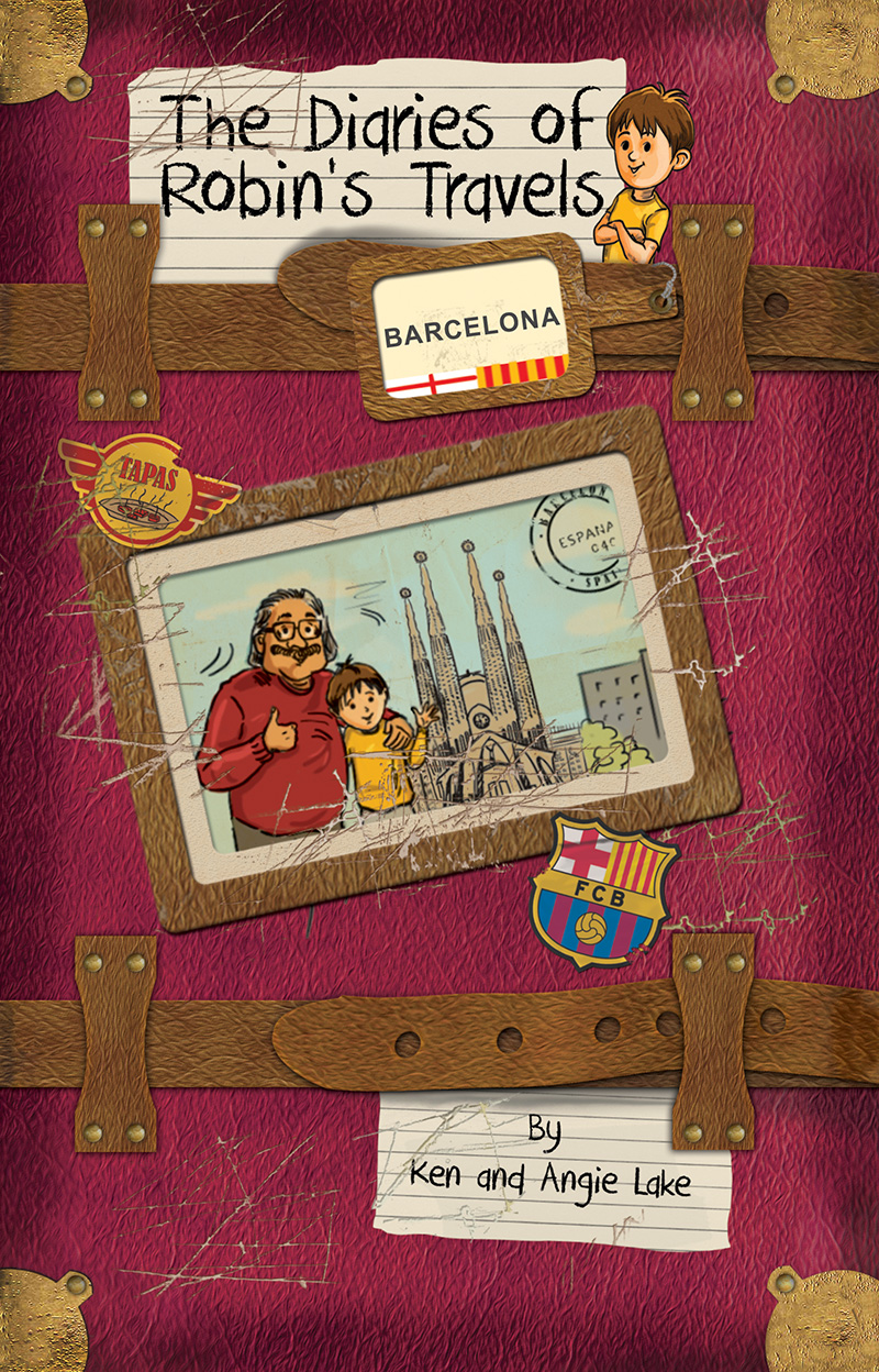 The Diaries of Robin's Travels - Barcelona - Jacket