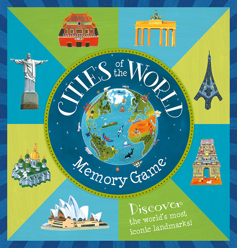 Cities of the World Memory Game - Jacket