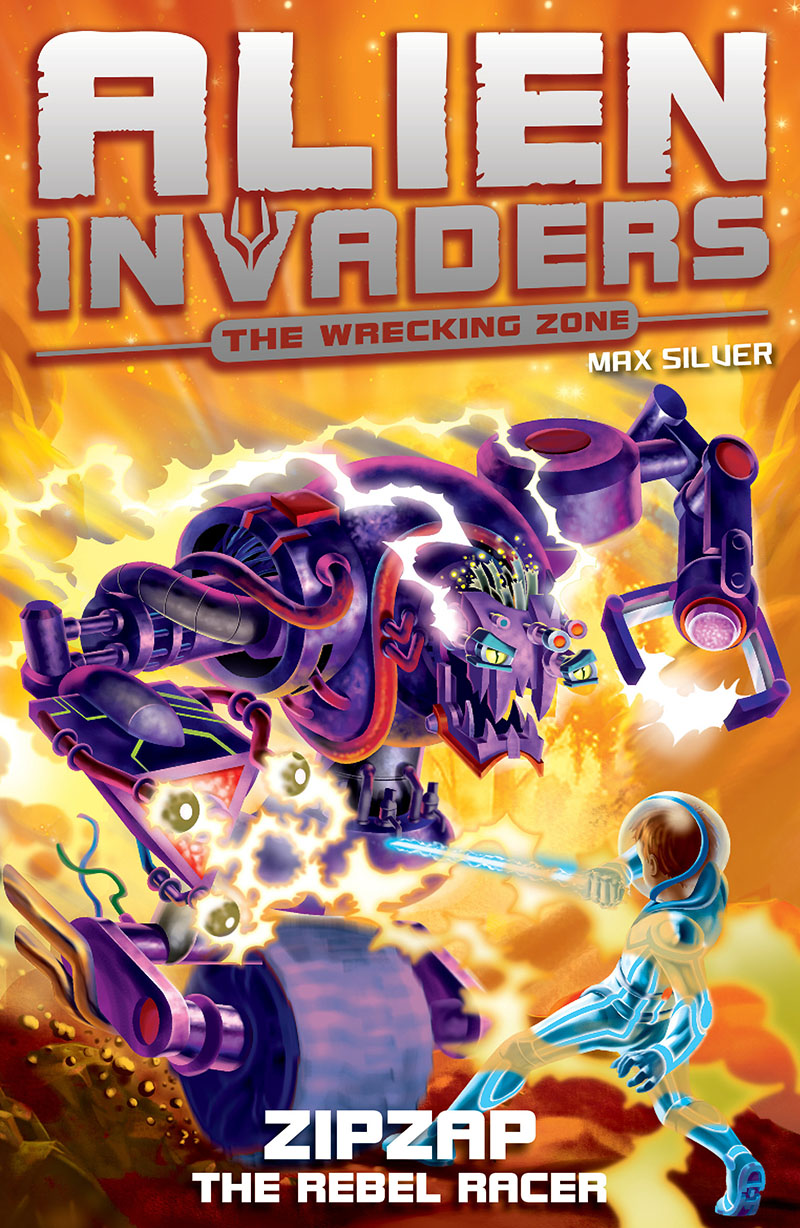 Alien Invaders 9: Zipzap - The Rebel Racer - Jacket