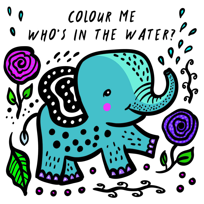Colour Me: Who's in the Water? - Jacket