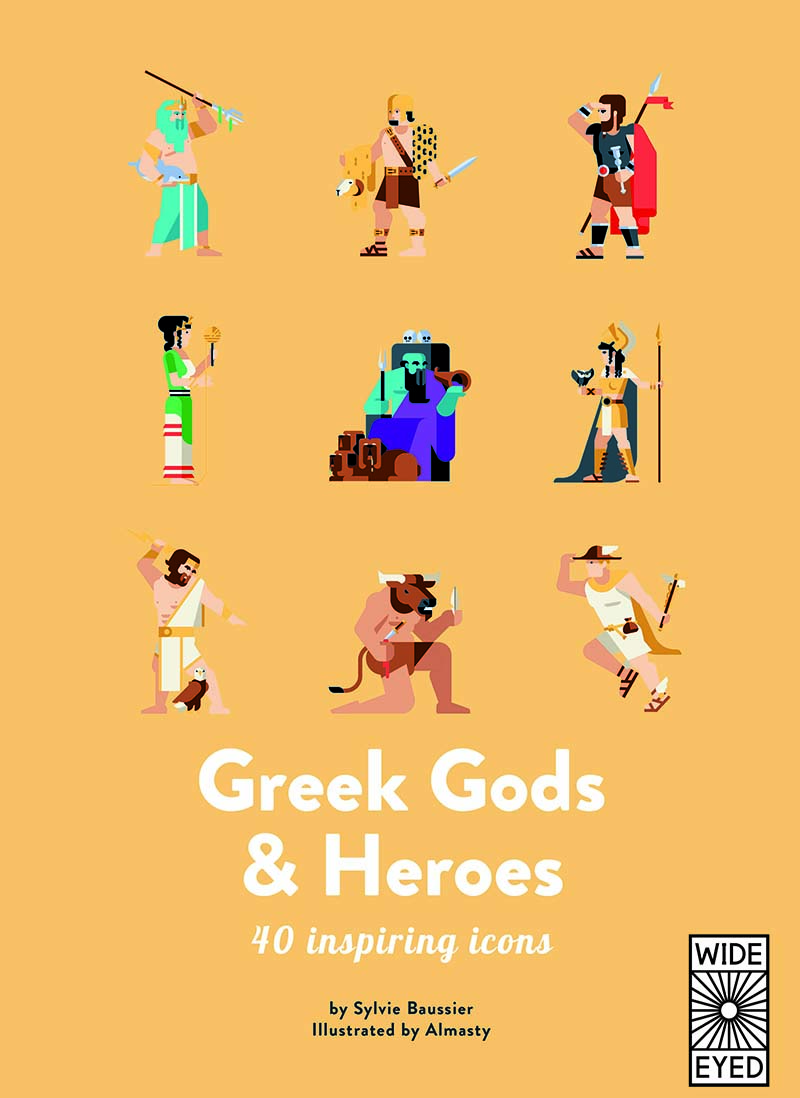 40 Inspiring Icons: Greek Gods and Heroes - Jacket