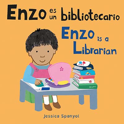 Enzo es un bibliotecario/Enzo is a Librarian - Jacket