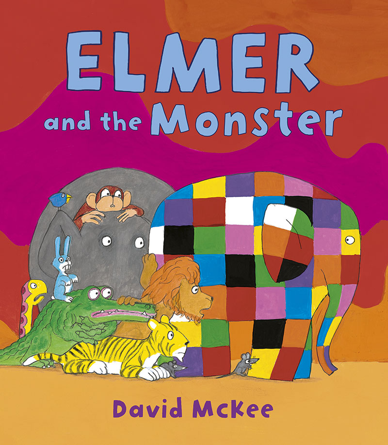 Elmer and the Monster - Jacket
