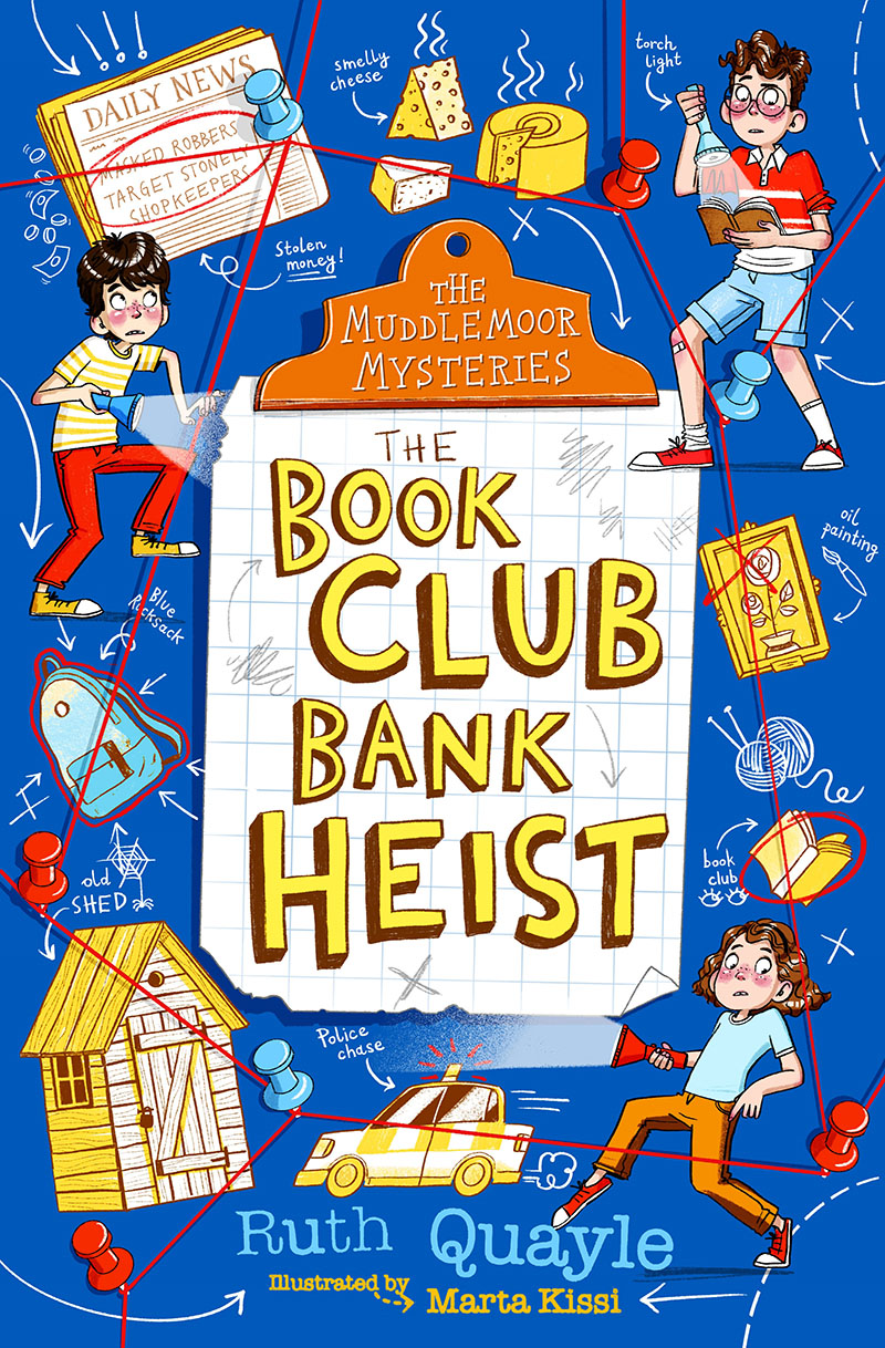 The Muddlemoor Mysteries: The Book Club Bank Heist - Jacket