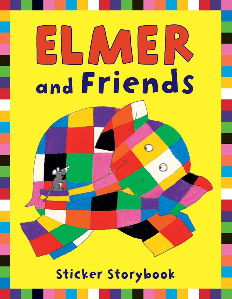 Elmer and Friends Sticker Storybook - Jacket