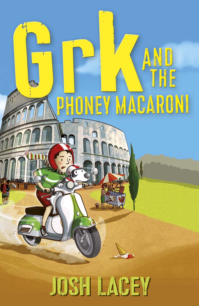 Grk and the Phoney Macaroni - Jacket