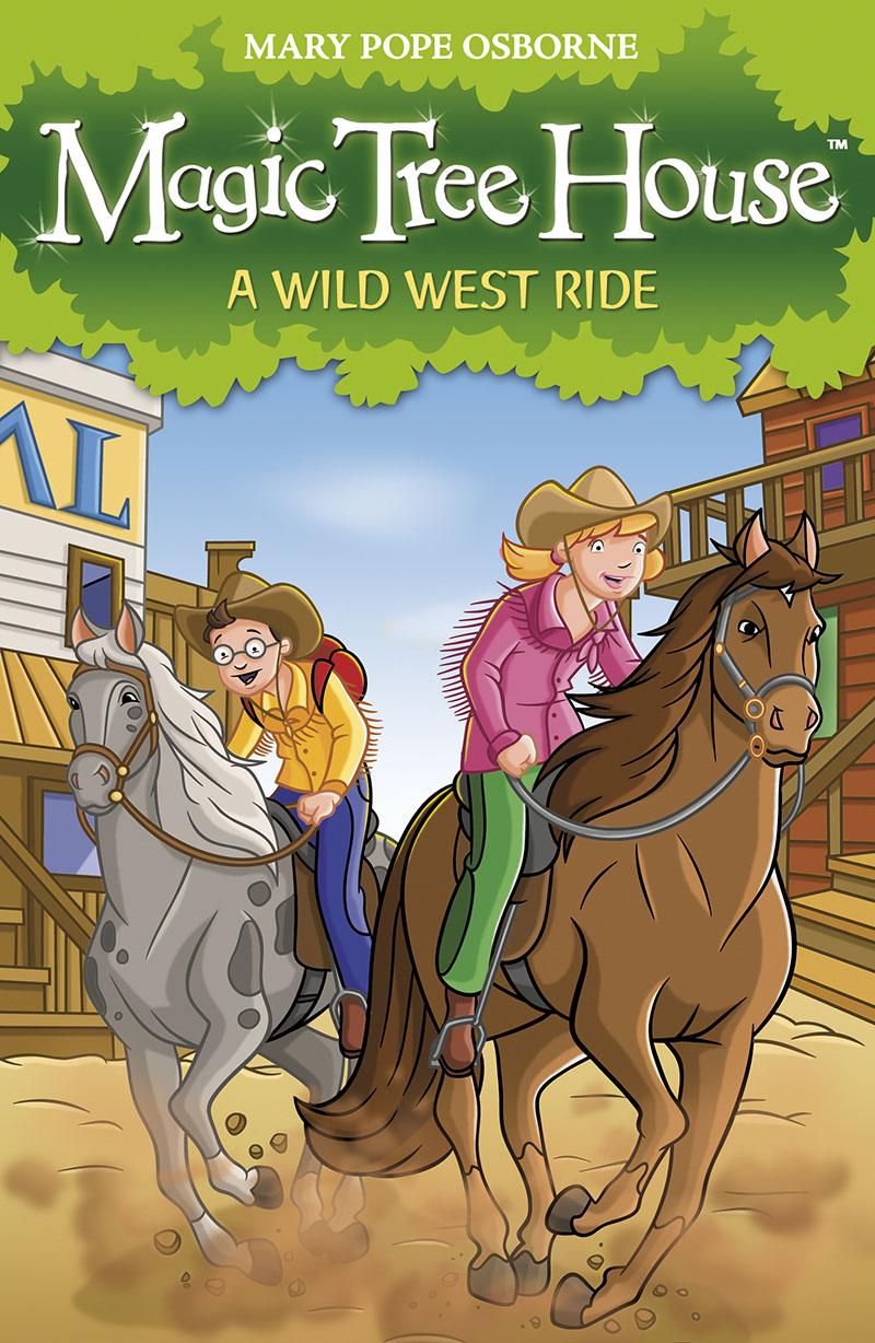 Magic Tree House 10: A Wild West Ride - Jacket